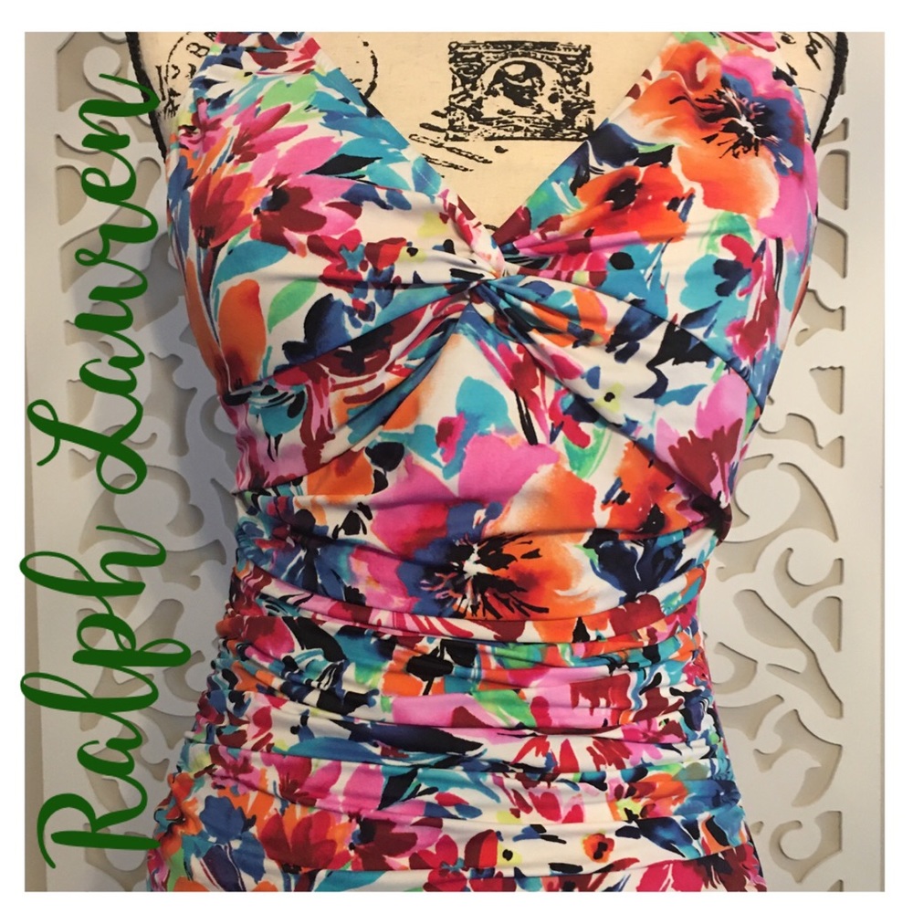 Preowned one piece bathing suit size 16.